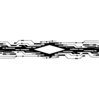 Digital Divide, Circuitry Pathway, Modern Tech vector