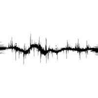 Abstract Waveform, Dynamic Data Visualization, Minimalist vector