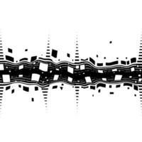 Abstract Waveform, Geometric Texture, Minimalist vector