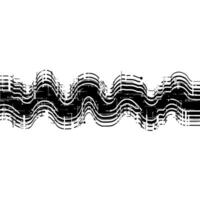 Abstract Waveform, Dynamic Lines, Minimalist vector