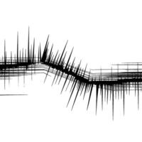Abstract Architectural Fragment, Textured Lines, Minimalist vector