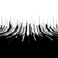 Abstract Cityscape - Dynamic Lines, Minimalist Contrast vector