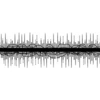 Abstract Sonic Wave, Minimalist Rhythm, Digital Texture vector