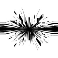 Geometric Burst Abstract Radial Explosion vector