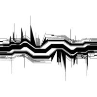 Abstract Cybernetic Flow, Minimalist Grid vector