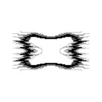 Digital Fracture, Abstract Circuitry, Glitch Effect vector