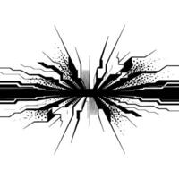 Fractured Circuitry Digital Breakdown, Abstract Energy vector