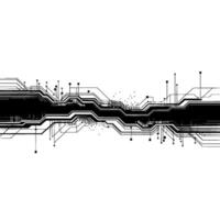Abstract Circuitry, Digital Flow, Technological Blueprint vector