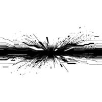 Digital Burst Abstract Fragmentation vector