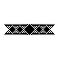 Geometric Deco Border, Minimalist Black White, Triangle vector
