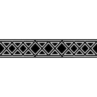 Geometric Deco Border Elegant, Stylized Pattern vector