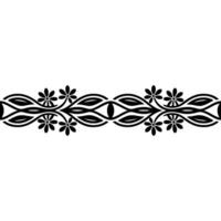 Elegant Floral Border, Vintage , Decorative Element, alternate version 368 vector
