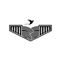 Emblem of Freedom Forest, Flight, and Growth vector