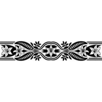 Elegant Floral Border, Vintage , Decorative Element, alternate version 371 vector
