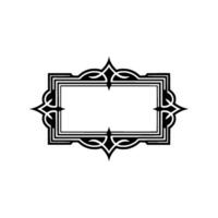Art Deco Frame, Elegant Border, Vintage , Minimalist, Geometric vector