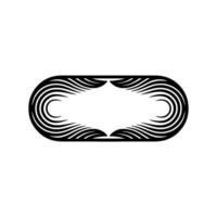Abstract Spiral Emblem, Minimalist , Modern vector