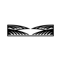 Abstract Horizon, Minimalist Landscape, Dual Perspective vector