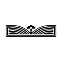 Minimalist Landscape Emblem Growth, Harmony, and Serenity vector