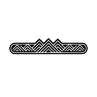 Geometric Mountain Range, Minimalist - Horizon vector