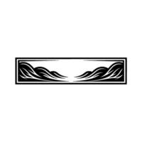 Minimalist Mountainscape Emblem, Serene Horizon - Mountain vector