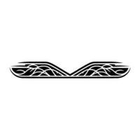 Tribal Wave Border, Elegant Element vector