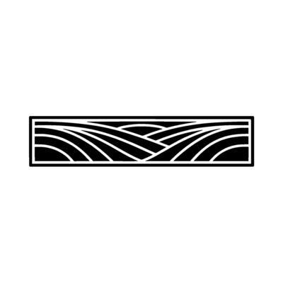 Abstract Landscape, Linear Ridge, Minimalist , Serene Silhouette