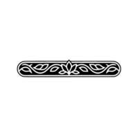 Intricate Celtic Border, Elegant Ornamentation - Vintage vector