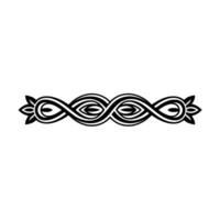 Intricate Celtic Knot Border, Elegant, Linear vector