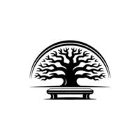Emblematic Tree Growth, Heritage, and Serenity vector