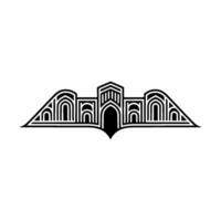 Geometric Archway, Minimalist , Architectural Emblem vector