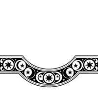 Ornate Starburst Border, Vintage , Decorative Element vector