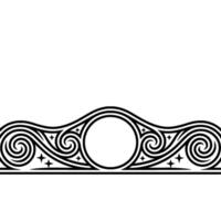 Elegant Ornate Border, Vintage , Decorative Element vector