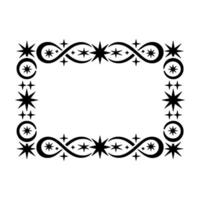 Celestial Frame Starry Border vector
