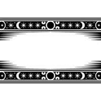 Geometric Border Frame, Minimalist , Subtle Texture vector