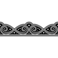 Intricate Celtic Border, Vintage Ornamentation, Elegant, Swirl vector