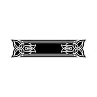 Intricate Celtic Border, Vintage , Elegant Ornamentation, Frame vector
