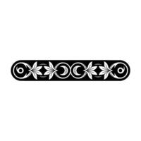 Intricate Ornamental Border, Stylized Celtic vector