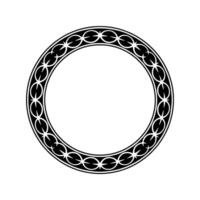 Intricate Celtic Circle Frame, Vintage - Border vector