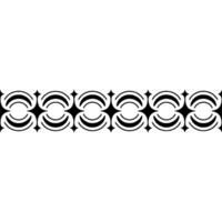 Geometric Tribal Border, Minimalist , Circular Motif, Abstract vector
