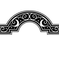 Ornate Archway, Celtic , Black White, Decorative Element vector