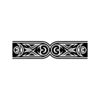 Intricate Celtic Border, Vintage Element, Decorative vector