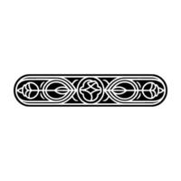 Intricate Celtic Ornament Border, Vintage Style - Pattern vector
