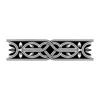 Intricate Celtic Border, Vintage , Elegant Ornament, Linear vector