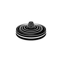 Minimalist Raspberry Tart - Elegant Dessert Illustration vector