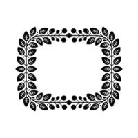 Elegant Botanical Frame, Minimalist - Nature vector