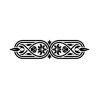 Elegant Ornate Divider, Vintage Decorative Element vector