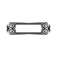 Intricate Celtic Border, Elegant , Vintage Motif, Frame vector