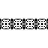 Intricate Southwestern Border, Geometric Pattern, Vintage vector