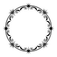 Elegant Circular Ornament, Vintage , Decorative Border - Intricate vector