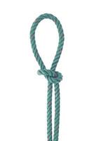 Design of rope isolated on white photo